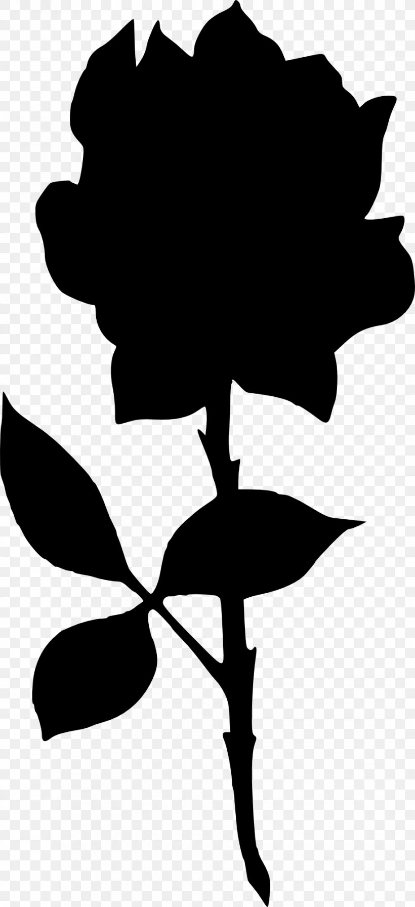 Vector Graphics Clip Art Silhouette Image, PNG, 915x2000px, Silhouette, Black, Blackandwhite, Botany, Drawing Download Free