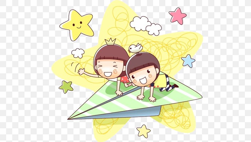 Paper Plane Airplane Illustration, PNG, 580x465px, Watercolor, Cartoon, Flower, Frame, Heart Download Free
