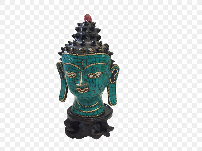Statue Bust Sculpture Buddhist Prayer Beads Turquoise, PNG, 3264x2448px, Statue, Art, Artifact, Bronze, Buddharupa Download Free