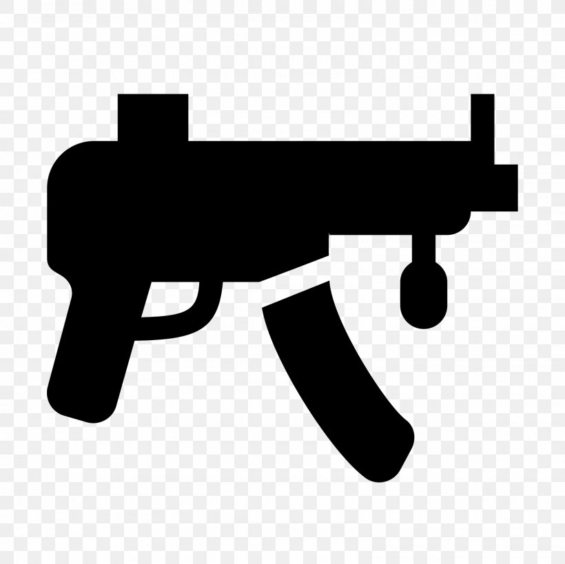 Submachine Gun Firearm, PNG, 1600x1600px, Submachine Gun, Arquebus, Black, Black And White, Blunderbuss Download Free