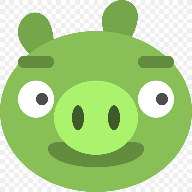 Bad Piggies Bad Birds Pig Bird, PNG, 1024x1024px, Bad Piggies, Amphibian, Android, Angry Birds, Cartoon Download Free