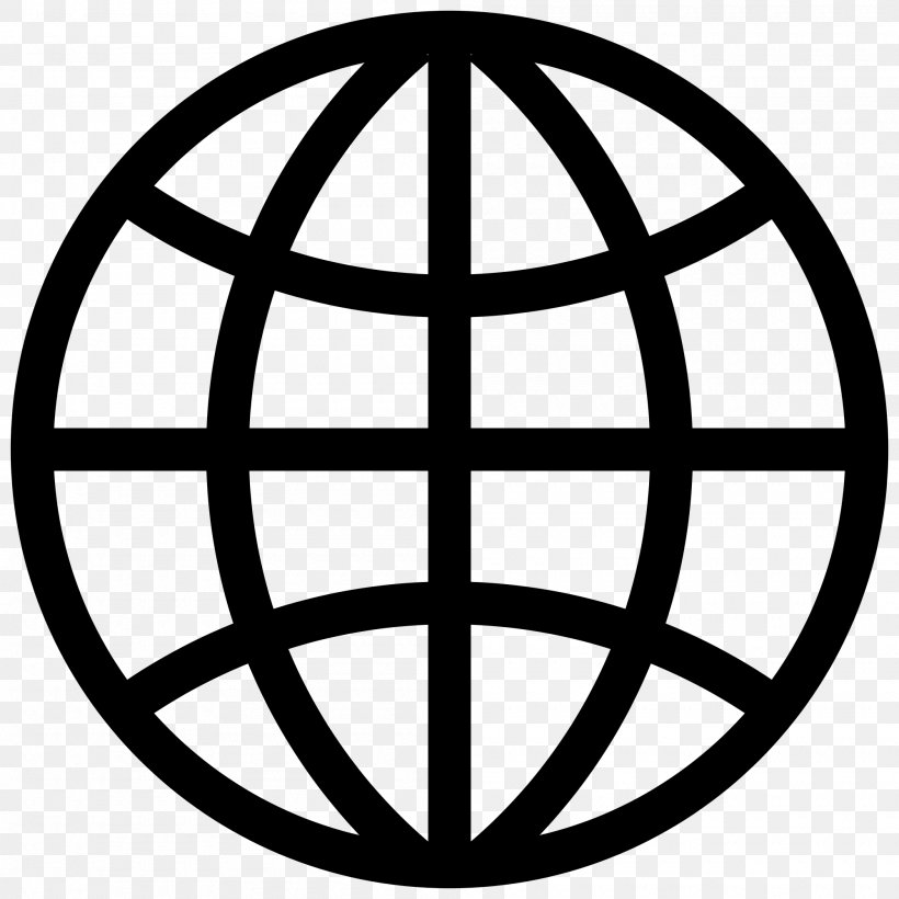 Globe Clip Art, PNG, 2000x2000px, Globe, Area, Black And White, Computer Servers, Internet Download Free