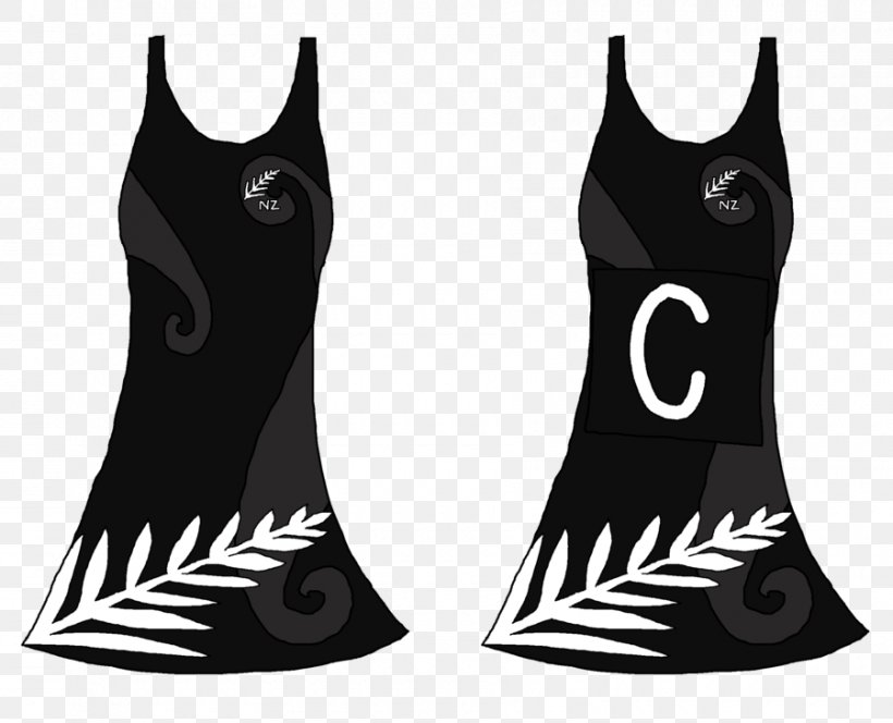 New Zealand National Netball Team Uniform Silver Fern Drawing, PNG, 900x729px, New Zealand National Netball Team, Black, Black And White, Cartoon, Cat Download Free