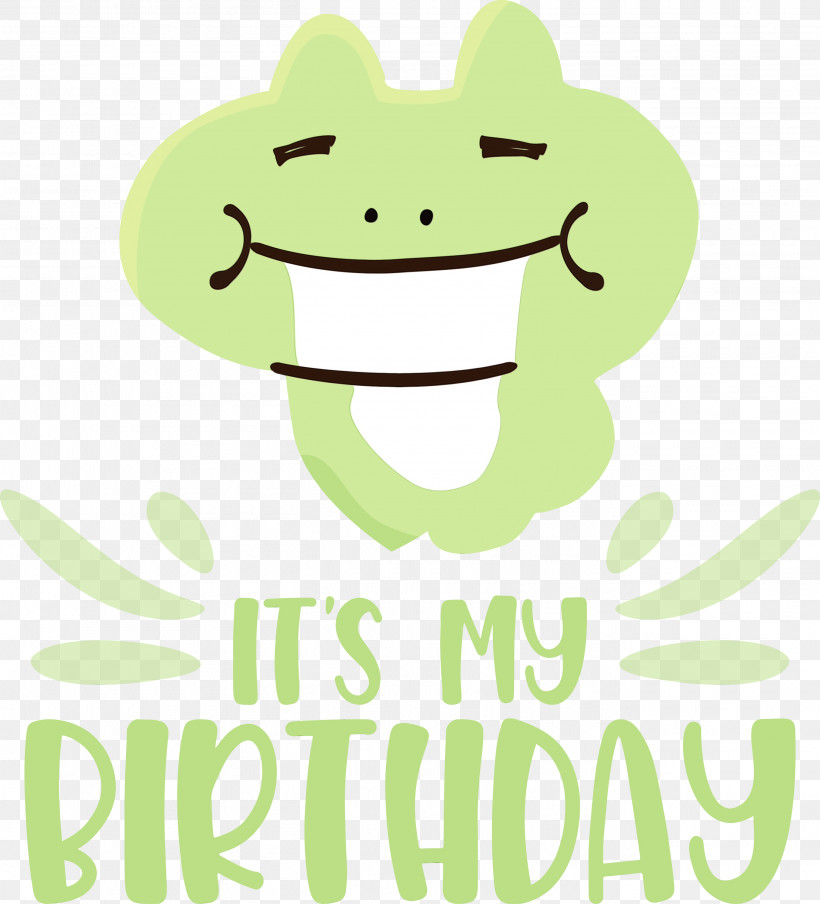 Frogs Cartoon Logo Green Smiley, PNG, 2720x3000px, My Birthday, Cartoon, Frogs, Green, Happiness Download Free