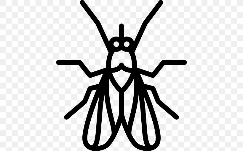 Insect Fly Mosquito Clip Art, PNG, 512x512px, Insect, Animal, Artwork, Black And White, Fly Download Free