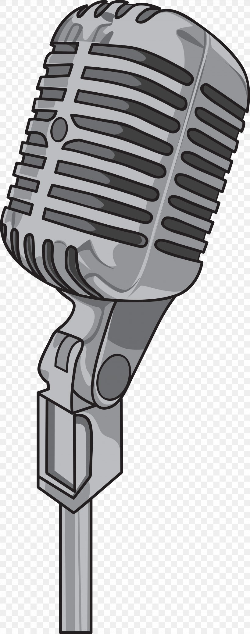 Microphone Sound Recording And Reproduction Podcast Audio, PNG, 3000x7611px, Watercolor, Cartoon, Flower, Frame, Heart Download Free