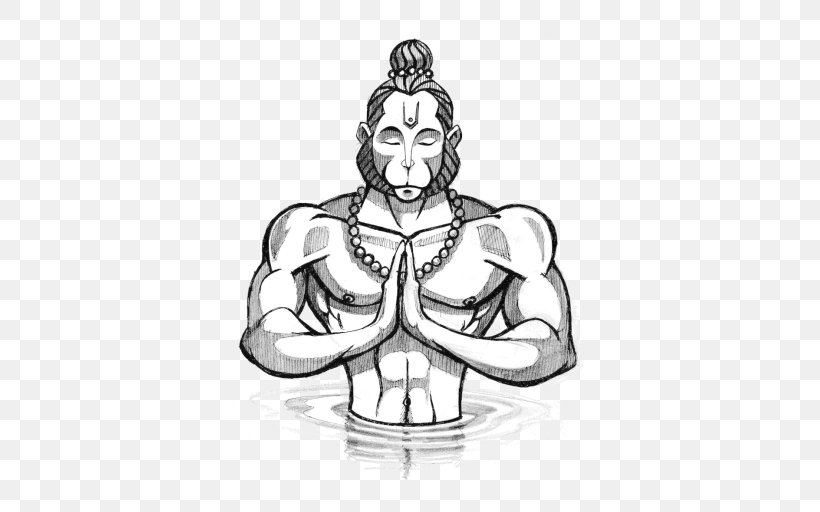 Hanuman Chalisa Shiva Hinduism Thai Art, PNG, 512x512px, Hanuman, Arm, Art, Artist, Artwork Download Free