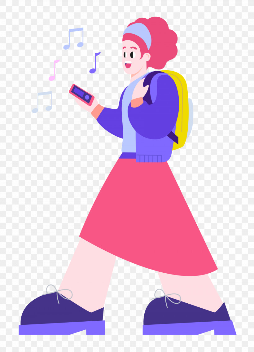 Listening Music, PNG, 1804x2500px, Listening Music, Cartoon, Character, Clothing, Happiness Download Free