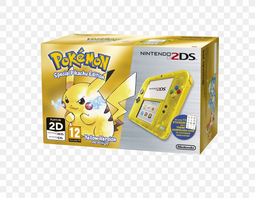 Pikachu Nintendo 2DS Video Games Video Game Consoles, PNG, 3796x2956px, Pikachu, Electronic Device, Game, Handheld Game Console, Home Game Console Accessory Download Free