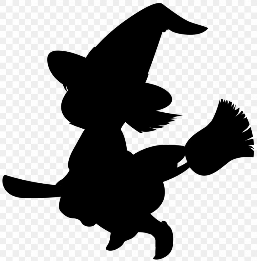 Witchcraft Silhouette Drawing Clip Art, PNG, 958x975px, Witchcraft, Artwork, Beak, Bird, Black Download Free