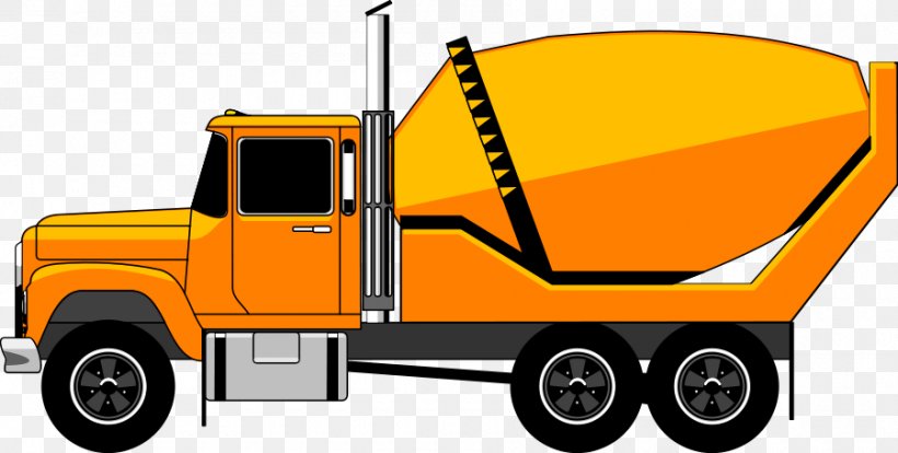 Clip Art Cement Mixers Truck Heavy Machinery, PNG, 900x455px, Cement Mixers, Automotive Wheel System, Betongbil, Car, Cement Download Free