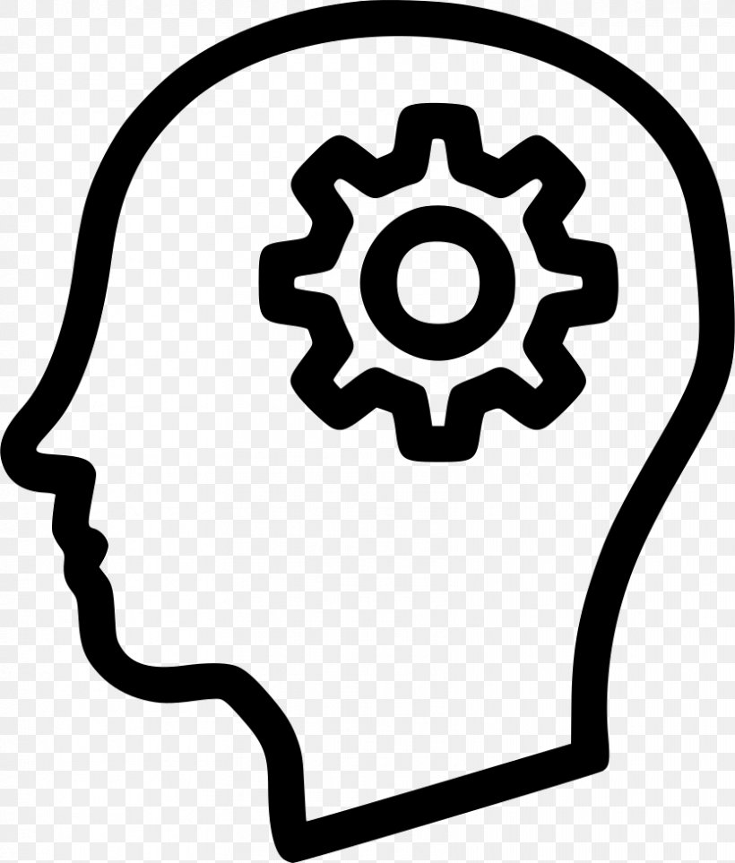 Human Brain Human Head Icon Design, PNG, 834x980px, Human Brain, Area, Black, Black And White, Brain Download Free