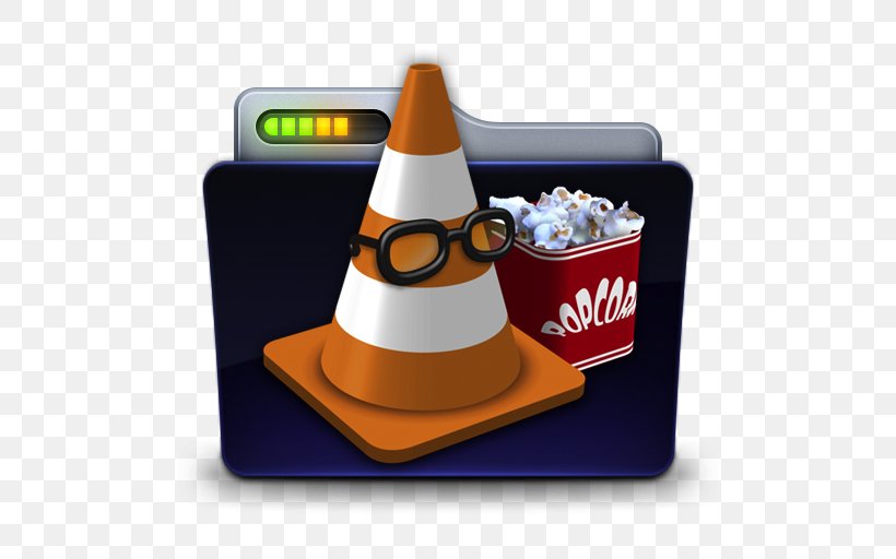 VLC Media Player Streaming Media VideoLAN Movie Creator Windows Media Player, PNG, 512x512px, Vlc Media Player, Brand, Computer Program, Computer Software, Cone Download Free