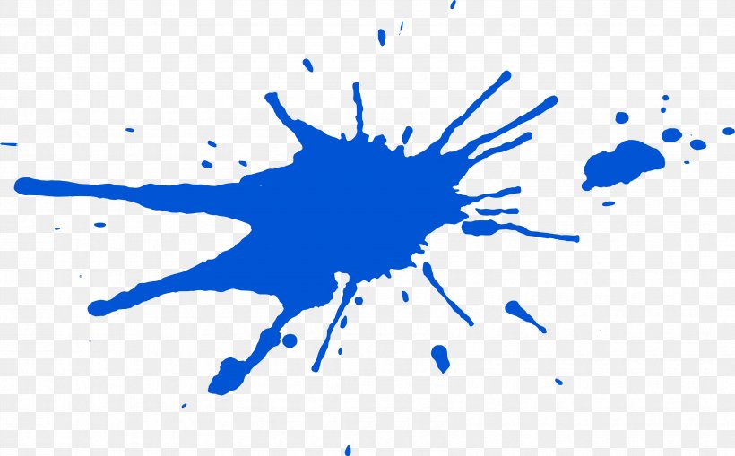 Blue Paint Ink, PNG, 3370x2092px, Blue, Brush, Color, Computer Graphics, Ink Download Free
