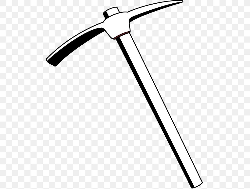 Clip Art Pickaxe Illustration 土木工事 Paper Clip, PNG, 517x622px, Pickaxe, Black, Black And White, Black M, Civil Engineering Download Free