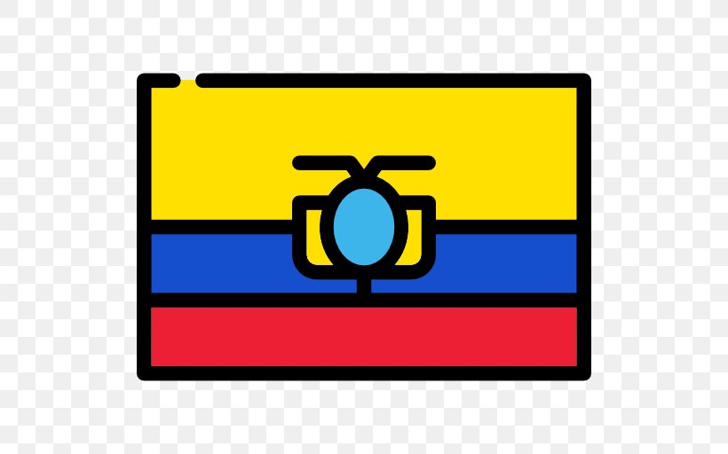 Flag Of Ecuador Flag Of Colombia, PNG, 512x512px, Ecuador, Area, Flag, Flag Of Colombia, Flag Of Ecuador Download Free