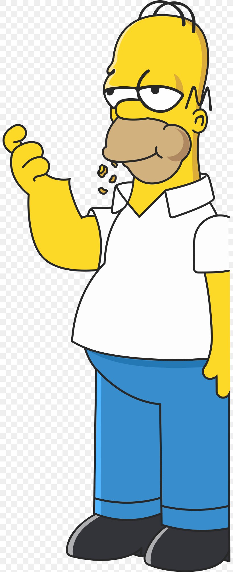 Homer Simpson Mr. Burns Bart Simpson Marge Simpson Lisa Simpson, PNG, 803x2008px, Homer Simpson, Area, Artwork, Bart Simpson, Black And White Download Free