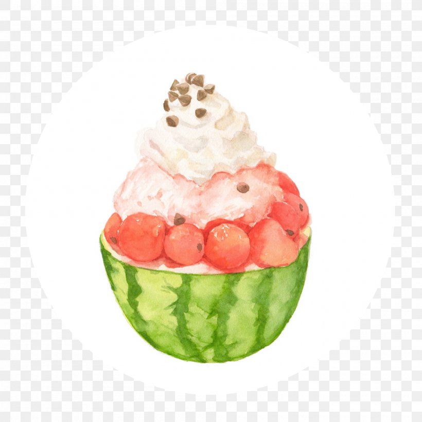 Ice Cream Watermelon Fruit, PNG, 2000x2000px, Ice Cream, Bowl, Citrullus, Cream, Cucumber Download Free
