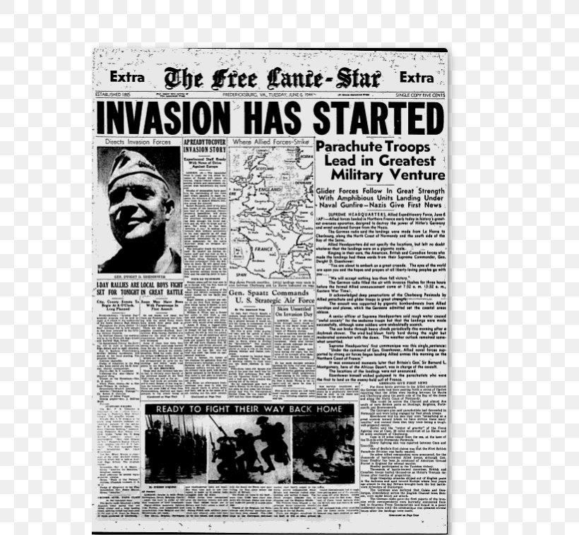 Newspaper Normandy Landings, PNG, 560x758px, Newspaper, Black And White, Monochrome, Newsprint, Normandy Landings Download Free