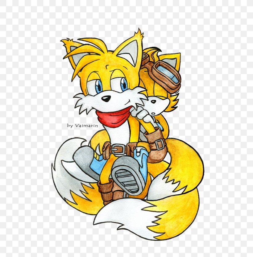 Tails Sonic Chaos Archie Comics Image Sonic The Hedgehog, PNG, 600x833px, Tails, Archie Comics, Art, Artwork, Carnivoran Download Free