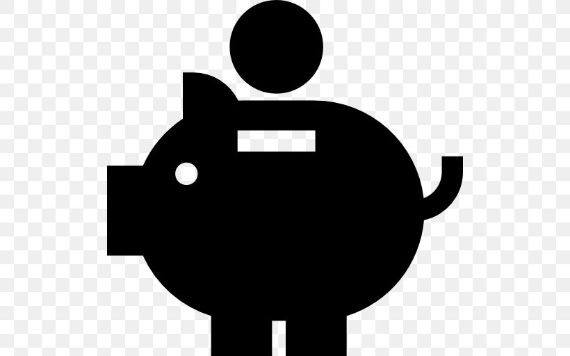 Money Finance Piggy Bank Clip Art, PNG, 512x512px, Money, Bank, Black, Black And White, Cat Download Free