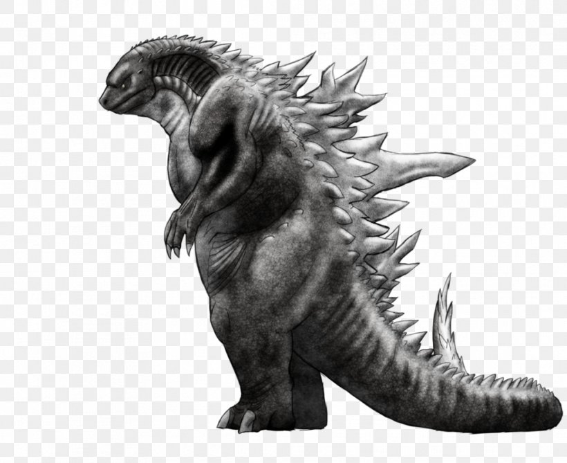 Godzilla King Ghidorah DeviantArt Photography, PNG, 989x808px, Godzilla, Art, Black And White, Deviantart, Dinosaur Download Free