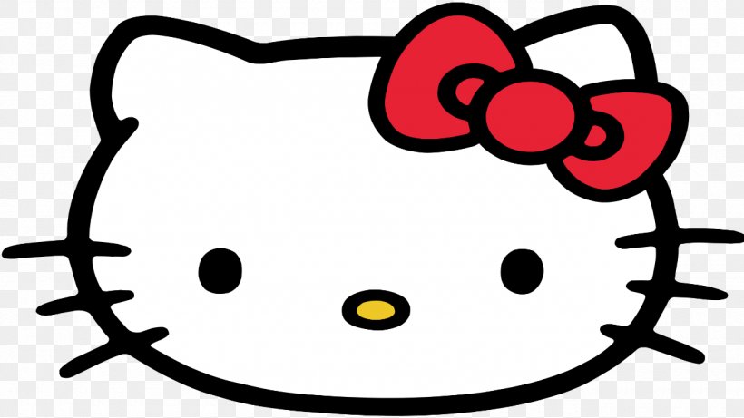 Hello Kitty Kitten Logo Clip Art, PNG, 1280x720px, Hello Kitty, Anthropomorphism, Black And White, Character, Film Download Free