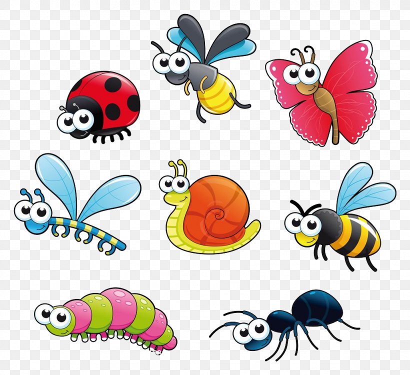 Insect Cartoon Drawing Clip Art, PNG, 1024x937px, Insect, Animation, Artwork, Butterfly, Cartoon Download Free