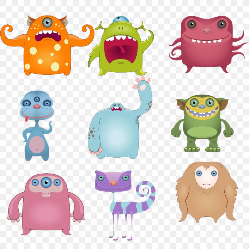 Monster Clip Art, PNG, 1024x1024px, Monster, Animal Figure, Artwork, Cartoon, Creativity Download Free