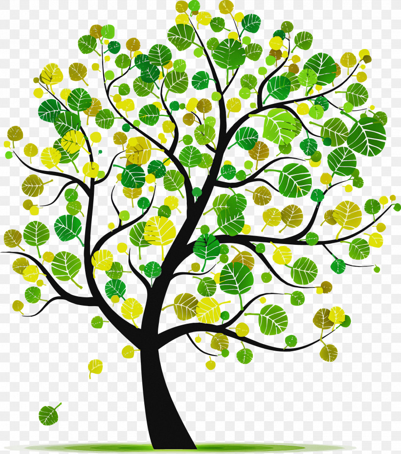 Tree Branch Green Plant Leaf, PNG, 2652x3000px, Tu Bishvat Tree, Abstract Tree, Branch, Cartoon Tree, Flower Download Free