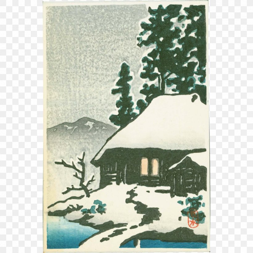 Woodcut Printmaking Art Woodblock Printing Bijin-ga, PNG, 2041x2041px, Woodcut, Art, Bijinga, Green, Hasui Kawase Download Free