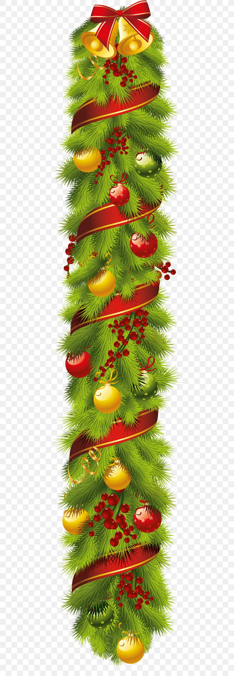 Christmas Ornament Garland Clip Art, PNG, 459x2359px, Christmas, Christmas And Holiday Season, Christmas Decoration, Christmas Dinner, Christmas Lights Download Free