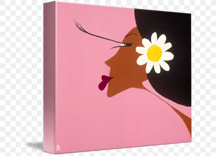 Harlem Gallery Wrap Art Canvas Pink M, PNG, 650x593px, Harlem, African American, Art, Canvas, Female Download Free