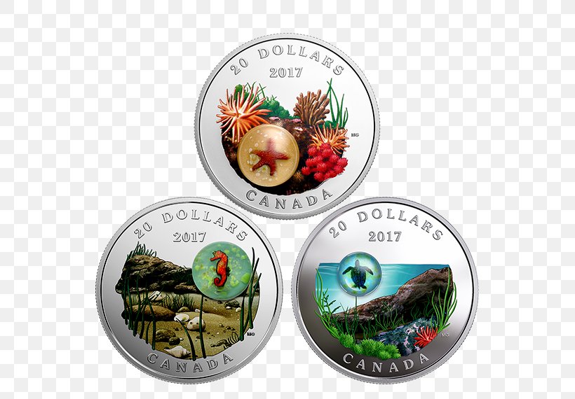 Silver Coin Gold Coin Royal Canadian Mint, PNG, 570x570px, Silver Coin, Canada, Canadian Silver Maple Leaf, Christmas Ornament, Coin Download Free