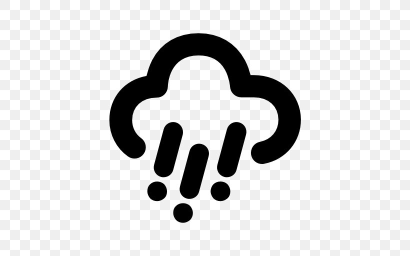Rain, PNG, 512x512px, Rain, Black And White, Brand, Cloud, Logo Download Free