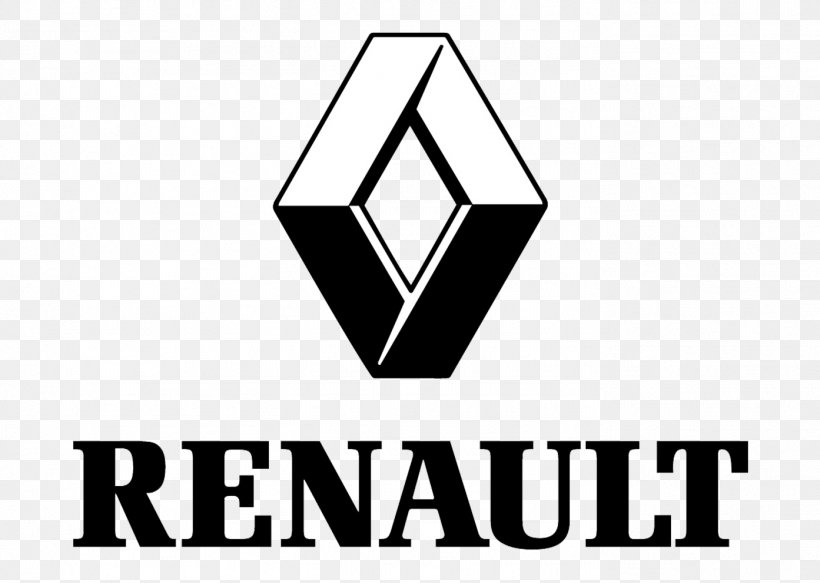 Renault Mégane Renault Clio Logo Renault Laguna, PNG, 1393x992px, Renault, Area, Black, Black And White, Brand Download Free