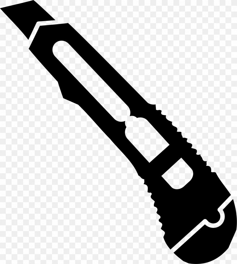 Utility Knives Vinyl Cutter Knife Clip Art, PNG, 1816x2025px, Utility Knives, Black And White, Blade, Cold Weapon, Cutting Download Free