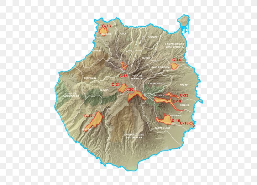 Bandama Caldera Map Jardín Botánico Canario Viera Y Clavijo San Bartolomé De Tirajana, PNG, 590x590px, Map, Botanical Garden, Caldera, Canary Islands, Complex Volcano Download Free