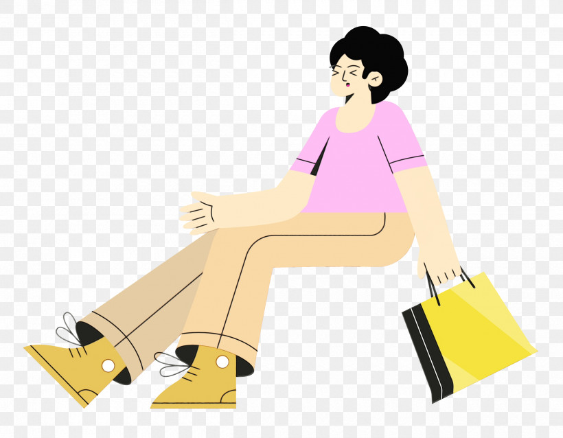 Cartoon Furniture Sitting Yellow Meter, PNG, 2500x1947px, Lady, Arm Cortexm, Behavior, Cartoon, Furniture Download Free