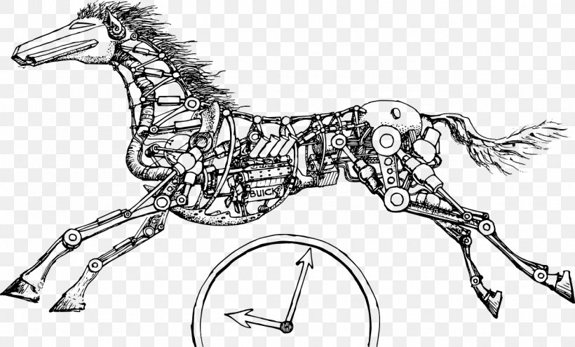 Horse Clip Art, PNG, 1280x774px, Horse, Animal Figure, Art, Artwork, Black And White Download Free
