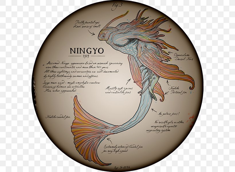 Ningyo Short Film Mermaid Special Effects, PNG, 600x600px, Watercolor, Cartoon, Flower, Frame, Heart Download Free
