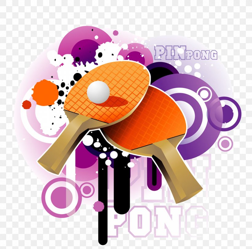 Pong Table Tennis Sport Illustration, PNG, 1000x987px, Pong, Ball, Magenta, Photography, Pink Download Free