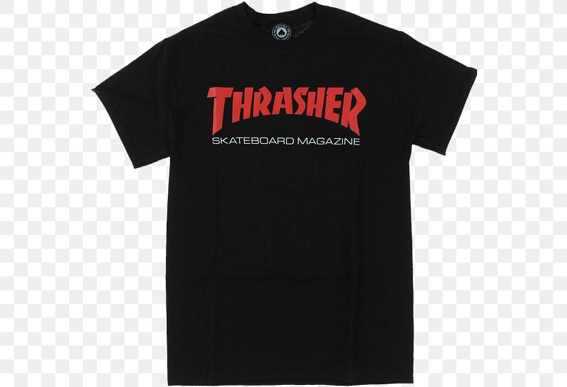 T-shirt Thrasher Presents Skate And Destroy Hoodie, PNG, 560x560px, Tshirt, Active Shirt, Aloha Shirt, Black, Brand Download Free