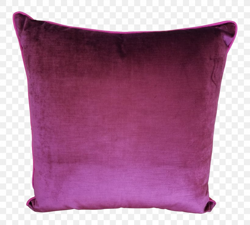 Throw Pillows Cushion Velvet, PNG, 3292x2958px, Throw Pillows, Cushion, Magenta, Pillow, Purple Download Free