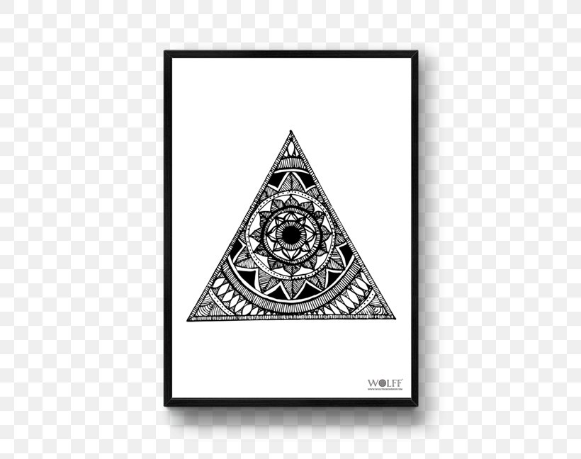 WOLFF DESIGNS Mandala Designs Triangle, PNG, 570x648px, Wolff Designs, Art, Black And White, Drawing, Gift Download Free