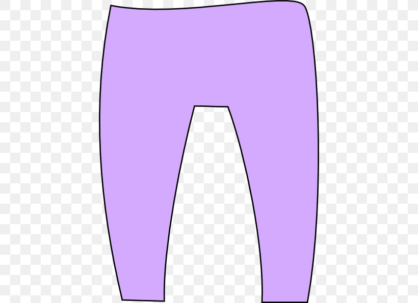Purple Pants Leggings Clip Art, PNG, 432x595px, Purple, Area, Cartoon, Clothing, Free Content Download Free