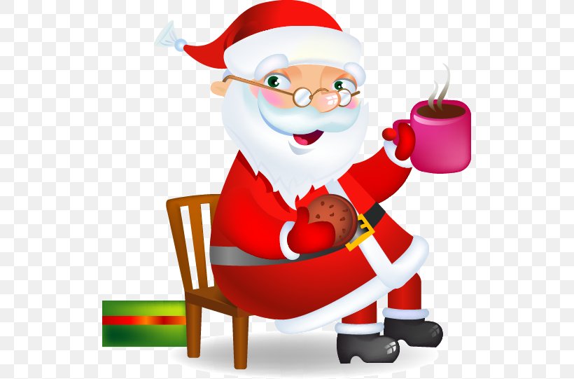 Santa Claus Christmas And Holiday Season Illustration, PNG, 527x541px, Santa Claus, Christmas, Christmas And Holiday Season, Christmas Card, Christmas Decoration Download Free
