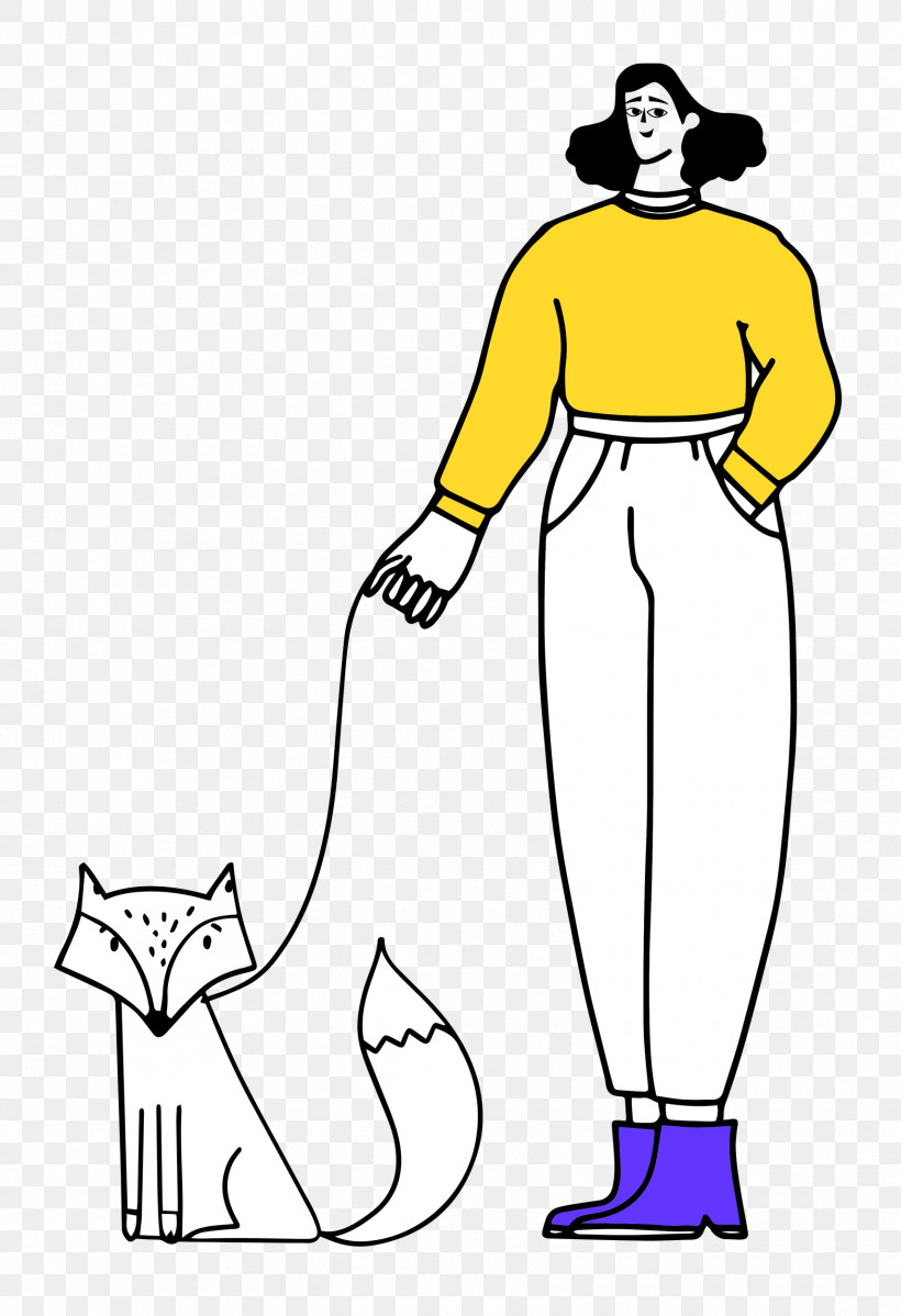 Walking The Fox, PNG, 1710x2500px, Shoe, Cartoon, Clothing, Drawing, Dress Download Free