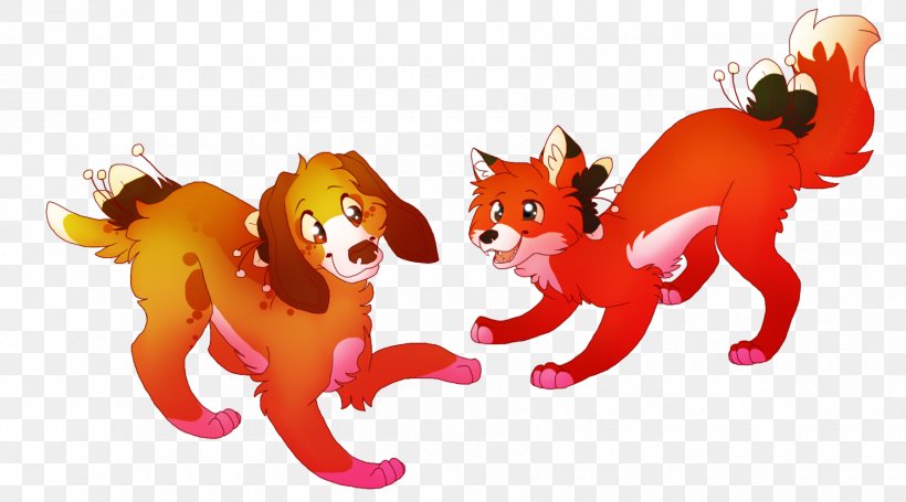 Cat Fox Horse Dog, PNG, 1800x1000px, Cat, Art, Canidae, Carnivoran, Cartoon Download Free