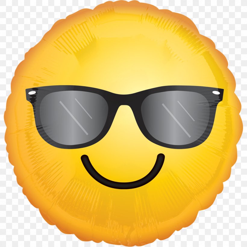 Party Emoji Face, PNG, 1000x1000px, Smiley, Balloon, Emoji, Emoticon, Eyewear Download Free